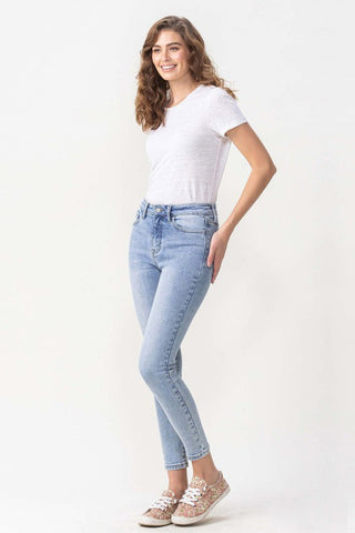 Shop Lovervet Full Size Talia High Rise Crop Skinny Jeans - High-Quality U.S. Made Women’s Fashion with Free & Fast Shipping