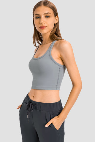 Shop Millennia Racerback Sports Bra - High-Quality U.S. Made Women’s Fashion with Free & Fast Shipping