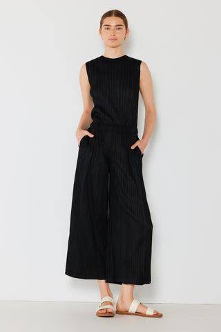 Shop Marina West Swim Pleated Wide-Leg Pants with Side Pleat Detail - High-Quality U.S. Made Women’s Fashion with Free & Fast Shipping