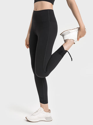 Shop Drawstring High Waist Active Pants - High-Quality U.S. Made Women’s Fashion with Free & Fast Shipping