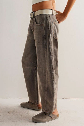 Shop Wide Leg Jeans with Pockets - High-Quality U.S. Made Women’s Fashion with Free & Fast Shipping