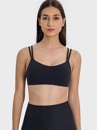 Shop Millennia Scoop Neck Double Strap Active Cami - High-Quality U.S. Made Women’s Fashion with Free & Fast Shipping