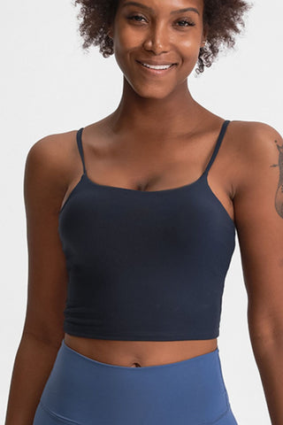 Shop Millennia Feel Like Skin Scoop Neck Sports Cami - High-Quality U.S. Made Women’s Fashion with Free & Fast Shipping