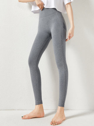 Shop Gray High Waist Active Pants - High-Quality U.S. Made Women’s Fashion with Free & Fast Shipping