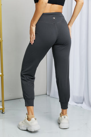 Shop Leggings Depot Full Size Wide Waistband Cropped Joggers - High-Quality U.S. Made Women’s Fashion with Free & Fast Shipping