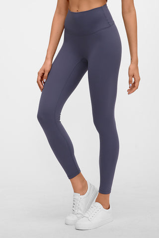 Shop Indigo Basic Full Length Active Leggings - High-Quality U.S. Made Women’s Fashion with Free & Fast Shipping