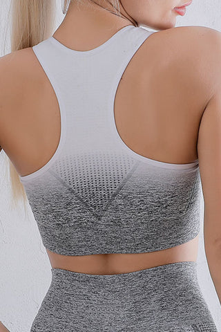 Shop Gradient Racerback Sports Bra - High-Quality U.S. Made Women’s Fashion with Free & Fast Shipping