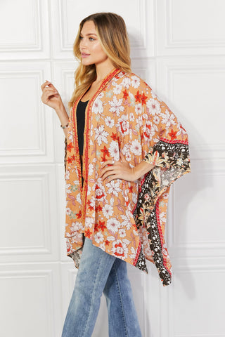 Shop Justin Taylor Peachy Keen Cover-Up Kimono - High-Quality U.S. Made Women’s Fashion with Free & Fast Shipping