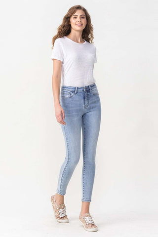 Shop Lovervet Full Size Talia High Rise Crop Skinny Jeans - High-Quality U.S. Made Women’s Fashion with Free & Fast Shipping