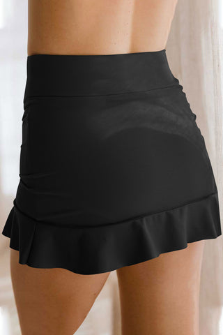 Shop Ruffle Hem Swim Skort - High-Quality U.S. Made Women’s Fashion with Free & Fast Shipping