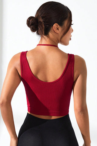 Shop Cutout Wide Strap Active Tank - High-Quality U.S. Made Women’s Fashion with Free & Fast Shipping