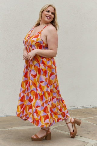 Shop And The Why Full Size Printed Sleeveless Maxi Dress - High-Quality U.S. Made Women’s Fashion with Free & Fast Shipping