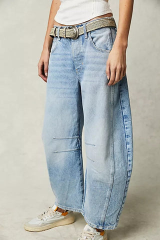 Shop Wide Leg Jeans with Pockets - High-Quality U.S. Made Women’s Fashion with Free & Fast Shipping