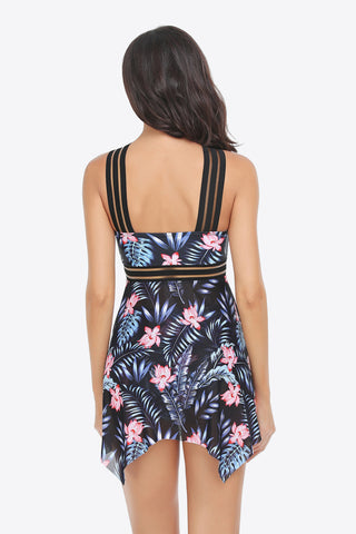 Shop Printed Swim Dress and Bottoms Set - High-Quality U.S. Made Women’s Fashion with Free Fast Shipping