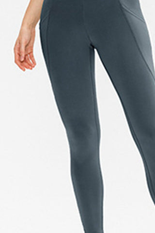 Shop Slim Fit Long Active Leggings with Pockets - High-Quality U.S. Made Women’s Fashion with Free & Fast Shipping