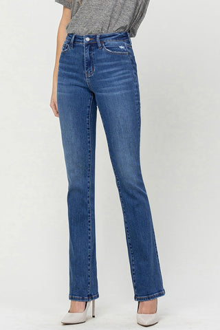 Shop Vervet by Flying Monkey High Waist Bootcut Jeans - High-Quality U.S. Made Women’s Fashion with Free & Fast Shipping