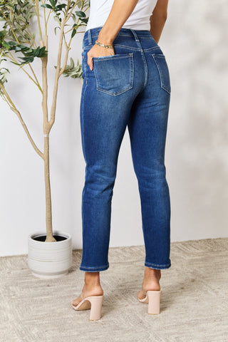 Shop BAYEAS Distressed Cropped Jeans - High-Quality U.S. Made Women’s Fashion with Free & Fast Shipping