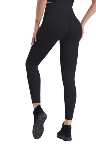 Shop High Waist Wide Waistband Active Pants - High-Quality U.S. Made Women’s Fashion with Free & Fast Shipping