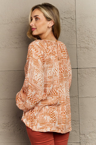 Shop HEYSON Just For You Full Size Aztec Tunic Top - High-Quality U.S. Made Women’s Fashion with Free & Fast Shipping