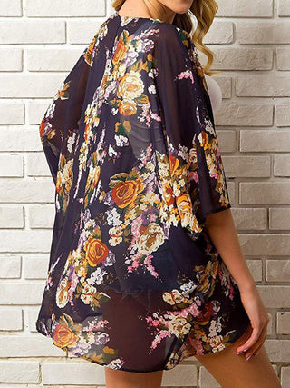 Shop Open Front Half Sleeve Cover-Up - High-Quality U.S. Made Women’s Fashion with Free Fast Shipping