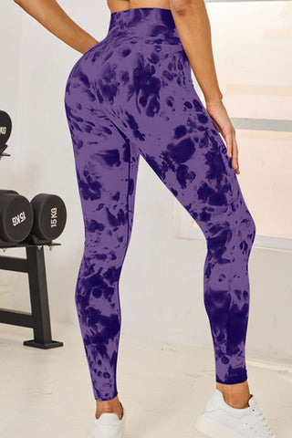 Shop Tie-Dye High Waist Active Leggings - High-Quality U.S. Made Women’s Fashion with Free & Fast Shipping