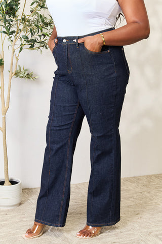 Shop Judy Blue Full Size High Waist Wide Leg Jeans - High-Quality U.S. Made Women’s Fashion with Free Fast Shipping