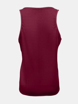 Shop Full Size Quarter Snap Scoop Neck Tank - High-Quality U.S. Made Women’s Fashion with Free Fast Shipping