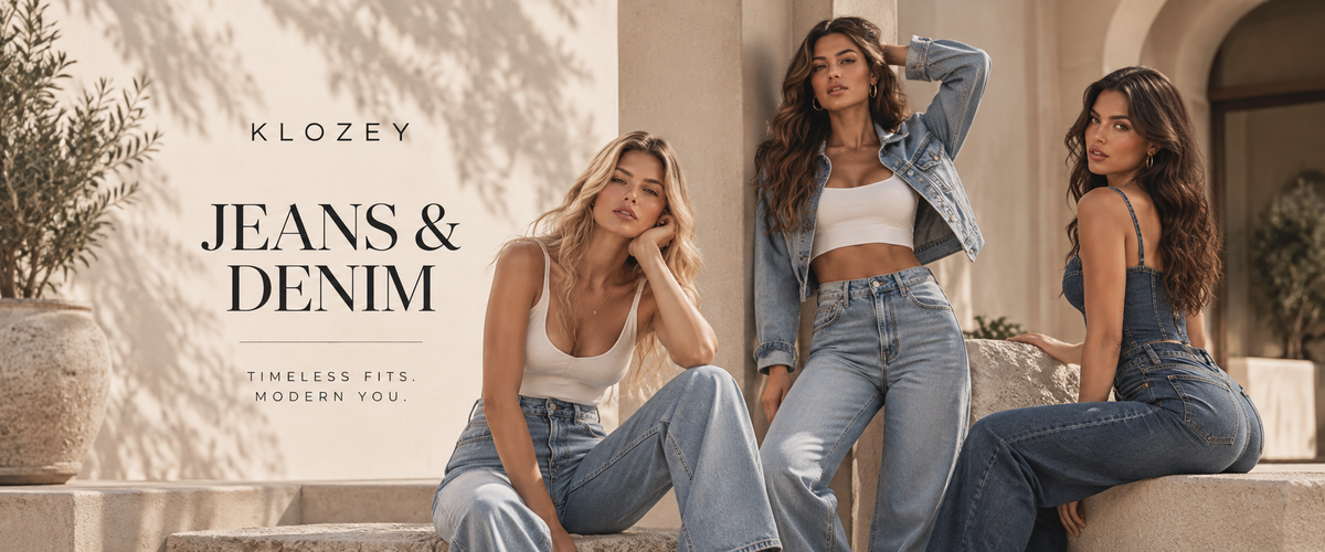 Klozey Jeans & Denim - Timeless Fits. Modern You.