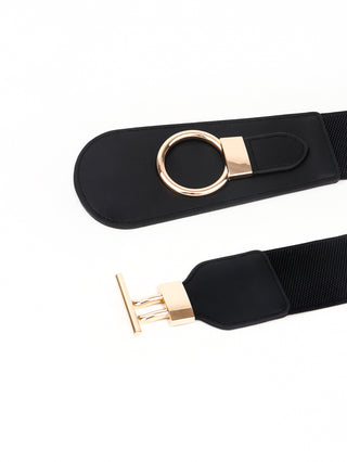 Shop PU Elastic Wide Belt with Alloy Buckle Now On Klozey Store - Trendy U.S. Premium Women Apparel & Accessories And Be Up-To-Fashion!