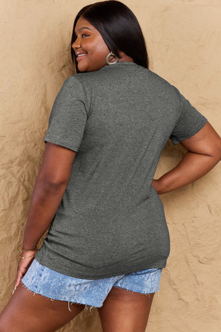 Shop Simply Love Full Size BORN TO SPARKLE BUT NOT TODAY Graphic Cotton Tee Now On Klozey Store - Trendy U.S. Premium Women Apparel & Accessories And Be Up-To-Fashion!